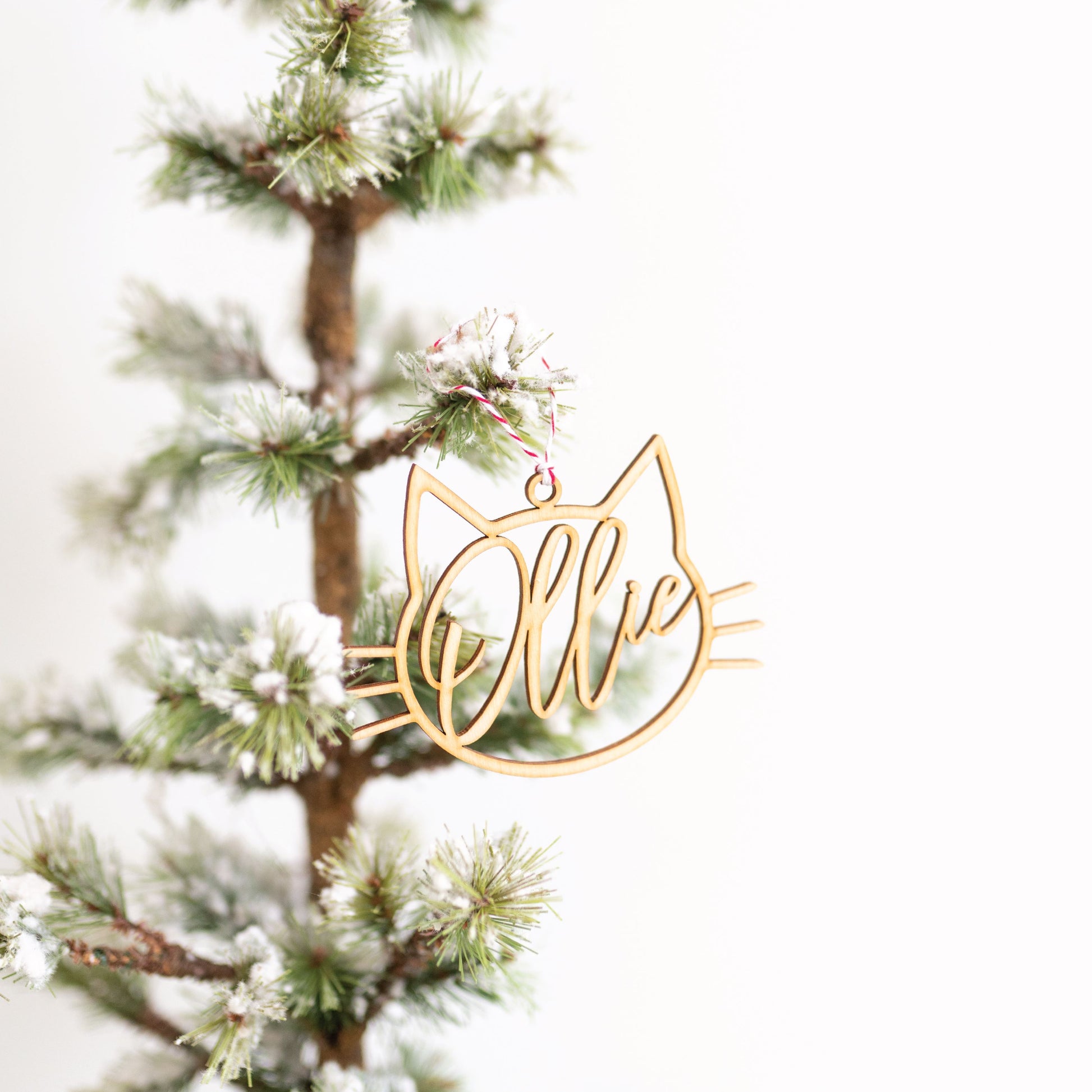 Personalized Cat Ornament Birch Bar + Co. 