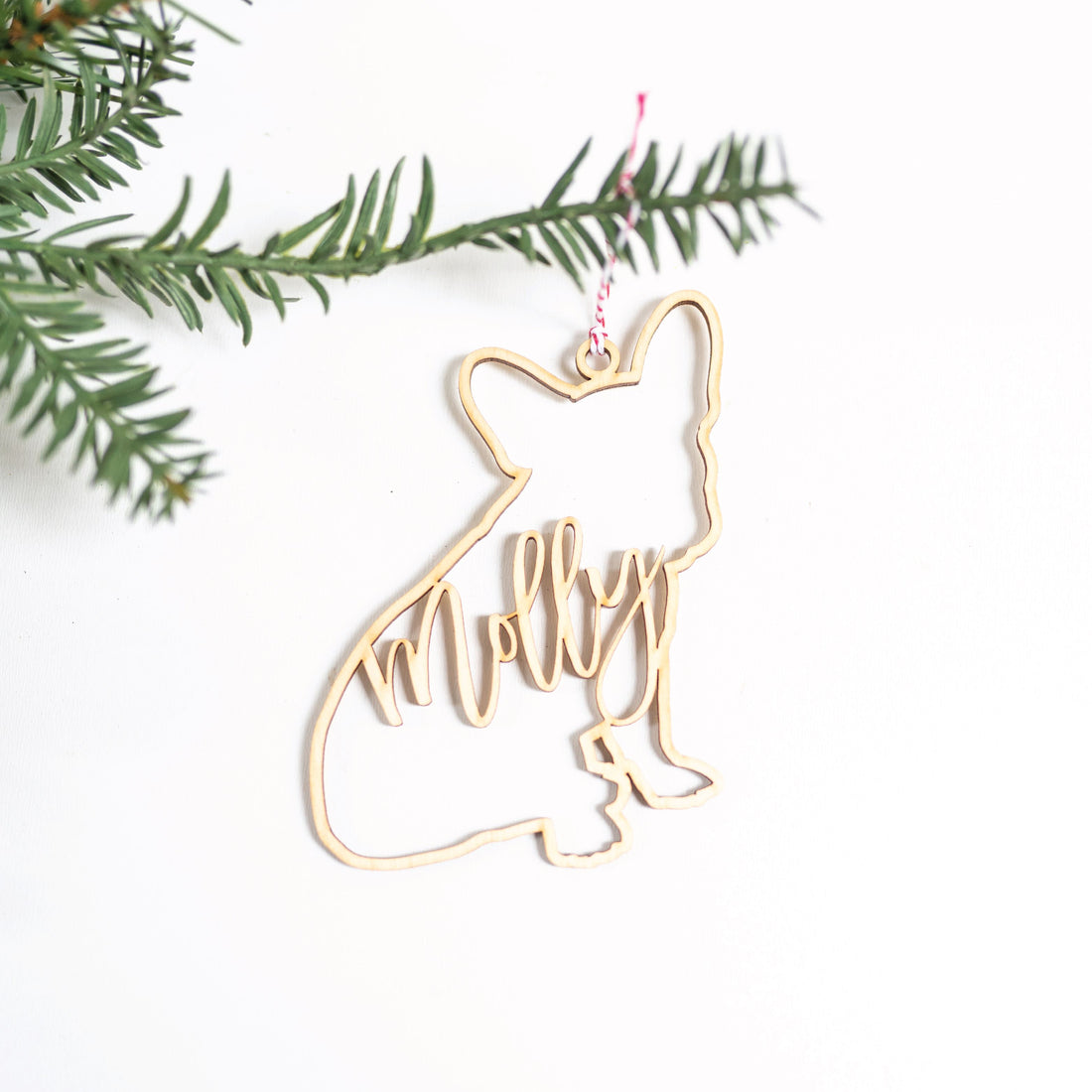 Personalized Holiday Pet Ornament Birch Bar + Co. 