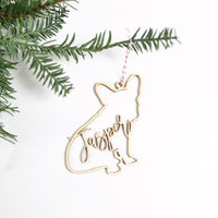 Personalized Holiday Pet Ornament Birch Bar + Co. 