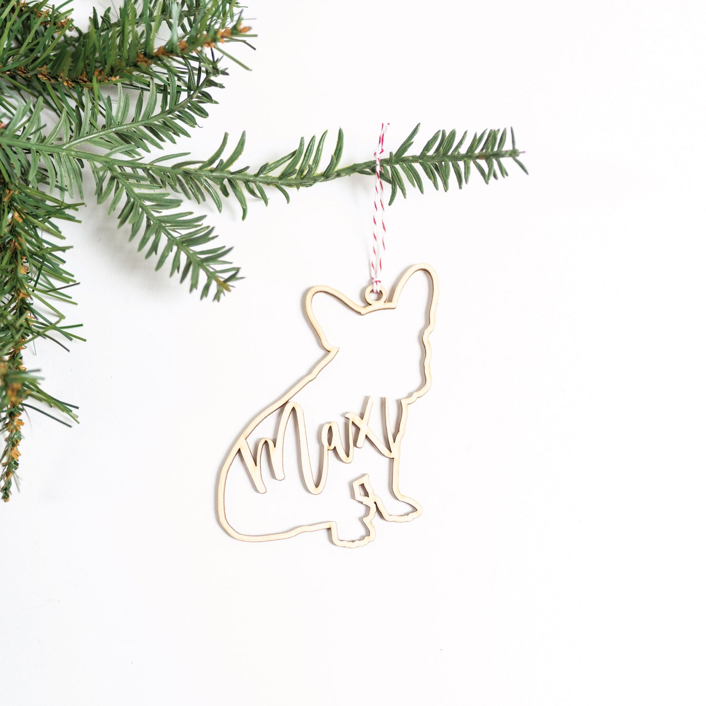 Personalized Holiday Pet Ornament Birch Bar + Co. 