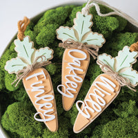 Personalized Carrot Hang Tag Birch Bar + Co. 