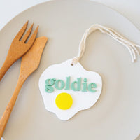 Easter Yolk Tag with Name Birch Bar + Co. 