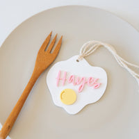 Easter Yolk Tag with Name Birch Bar + Co. 