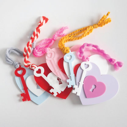 Acrylic Heart Locket Tag Birch Bar + Co. 
