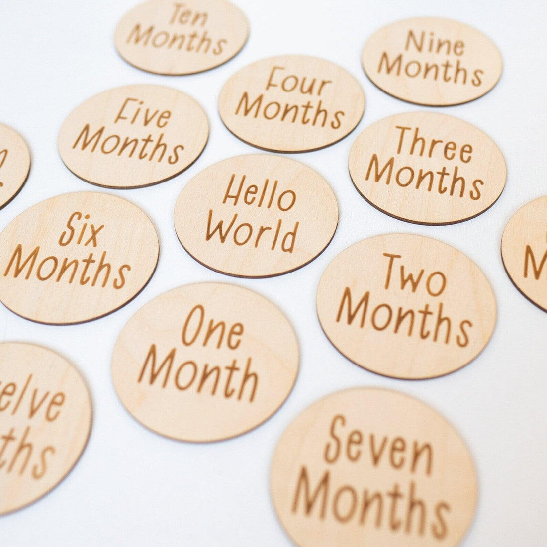 Monthly Milestone Set with Block Lettering Birch Bar + Co. 