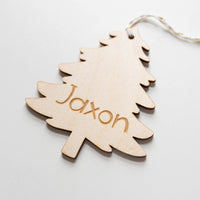 Engraved Tree Stocking Tags Birch Bar + Co. 