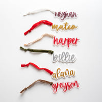 Christmas Acrylic Stocking Tags Birch Bar + Co. 