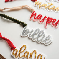 Christmas Acrylic Stocking Tags Birch Bar + Co. 