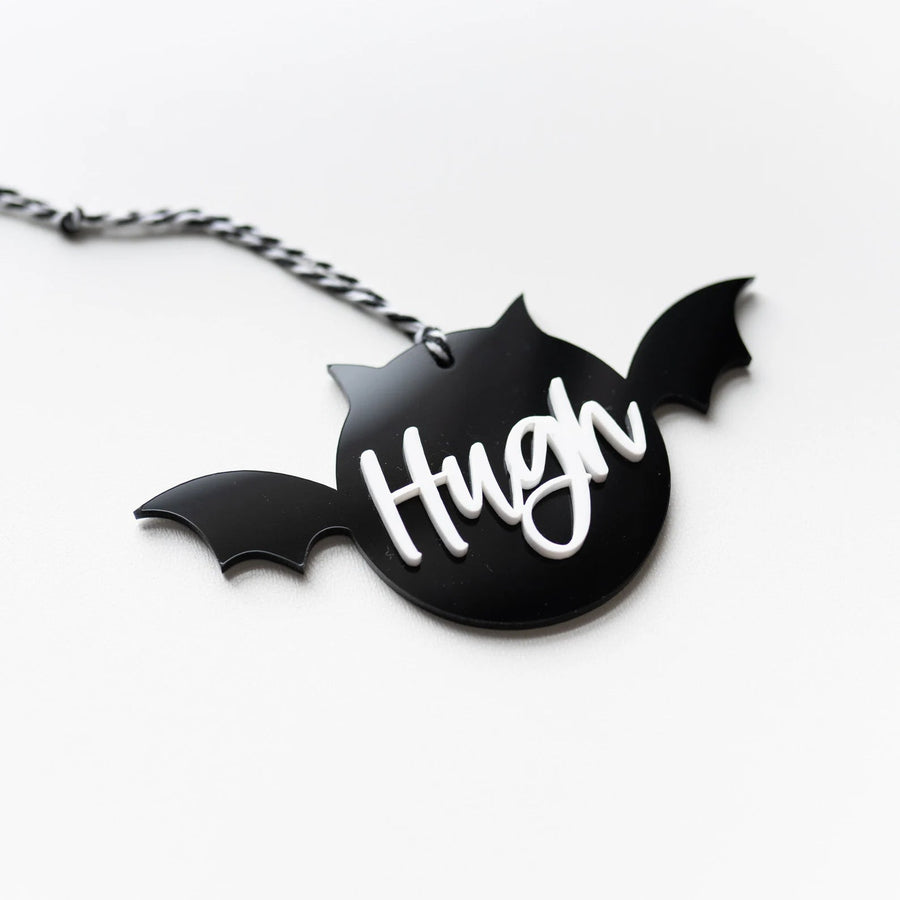 Bat Hang Tag with Name Birch Bar + Co. 