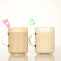 Coffee Cup and Latte Acrylic Swizzle Sticks Birch Bar + Co. 