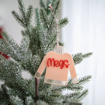 Personalized Ugly Sweater Ornament Birch Bar + Co. 